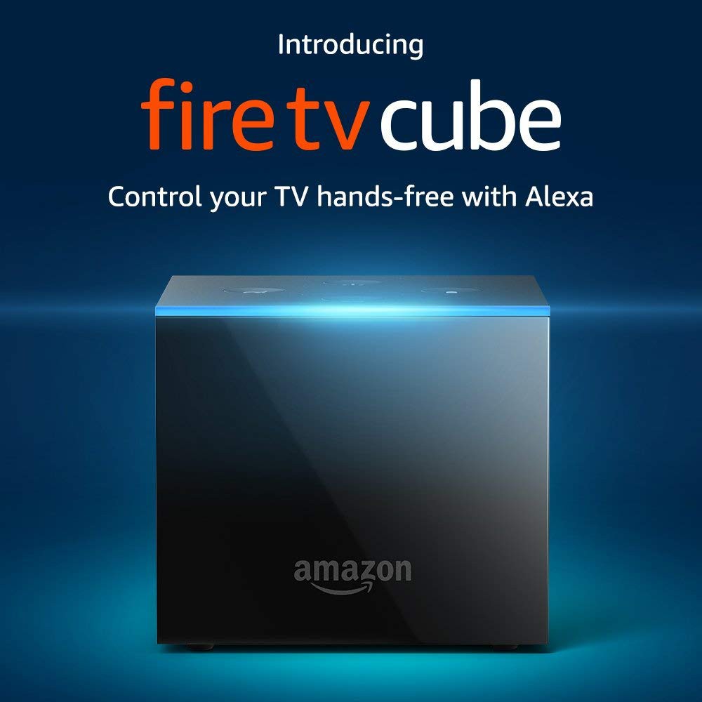 Amazon Fire TV Cube  Hands-Free with Alexa and 4K Ultra HD  Streaming Media Player