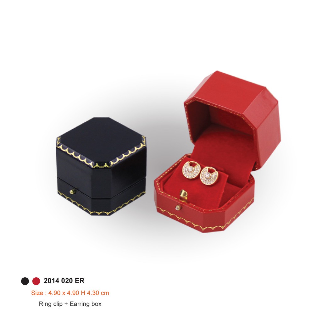 [เหลือ 25.- โค้ด INC1SM1]กล่องแหวน+ต่างหู คาเทียร์ Cartier 2014020ER
