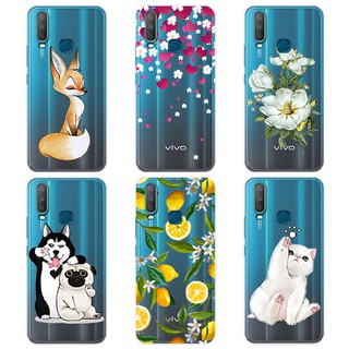 เคส VIVO Y15 2020 Y17 แฟชั่น Soft Cover TPU Case เคสซิลิโคน VIVO Y17