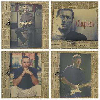 โปสเตอร์ Eric Clapton สําหรับตกแต่งบ้าน บาร์ คาเฟ่