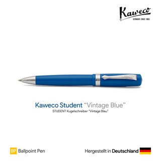 Kaweco Student "Vintage Blue" Ballpoint Pen - ปากกาลูกลื่นคาเวโก้สติวเด้น รุ่นสีน้ำเงินวินเทจ