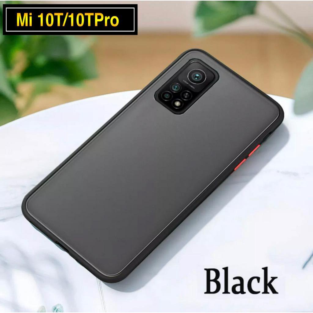 เคสกันกระแทก ปุ่มสีผิวด้าน Case For Xiaomi Mi 10T / 10T Pro ขอบนิ่มหลังแข็ง เคสเสี่ยวมี่ Mi 10T