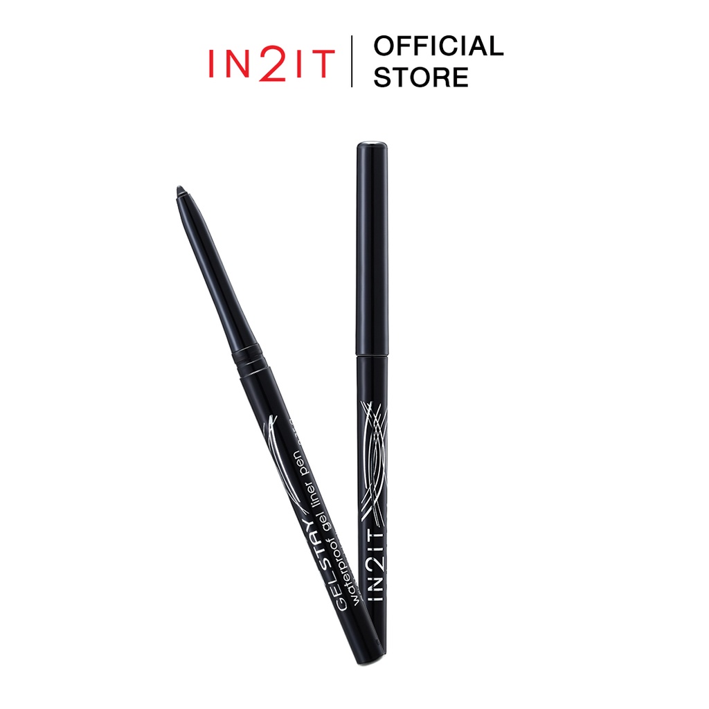 IN2IT Gel Stay Liner Pen - เจลไลน์เนอร์ [GSL01 - Very Black]