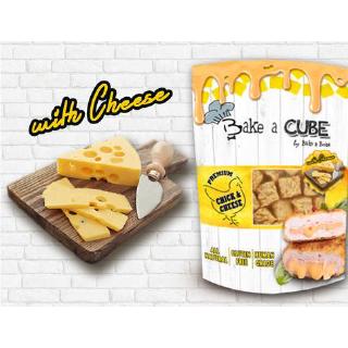 Bake a Cube by Bake n Bone - Chicken &amp; cheese ขนมสุนัขเกรดพรีเมียมแบบลูกเต๋า รสเนื้อไก่และชีสอบแห้ง (70g.)