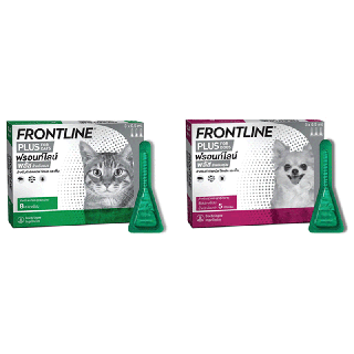FRONTLINE PLUS ยาหยดกำจัดเห็บหมัด สำหรับสุนัขและแมว
