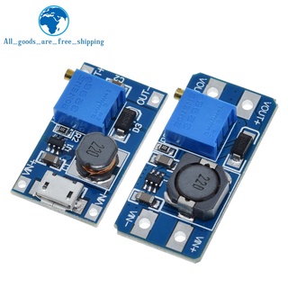 Mt3608 โมดูลพาวเวอร์ซัพพลาย แปลงสเต็ปอัพ DC-DC เอาท์พุต MAX 28V 2A สําหรับ arduino diy