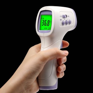 เครื่องตรวจอุณหภูมิร่างกาย แบบอินฟราเรด Infrared Thermometer เครื่องวัดไข้แบบดิจิตอล แบบปืนยิง ปื