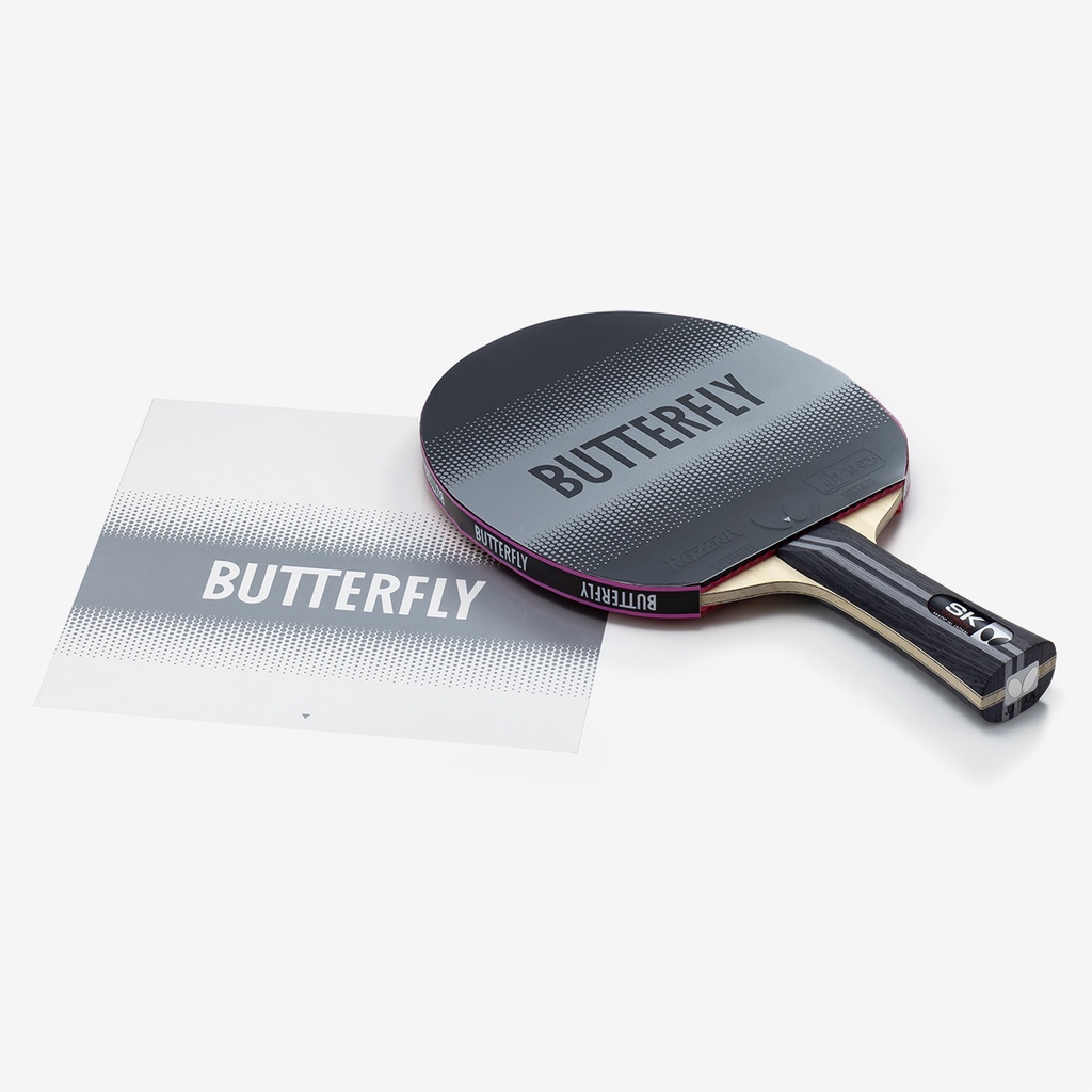 แผ่นฟิล์มป้องกันหน้ายาง BUTTERFLY RUBBER FILM IV ไม่มีกาว (1 ชุดมี 2 แผ่น) แท้100%