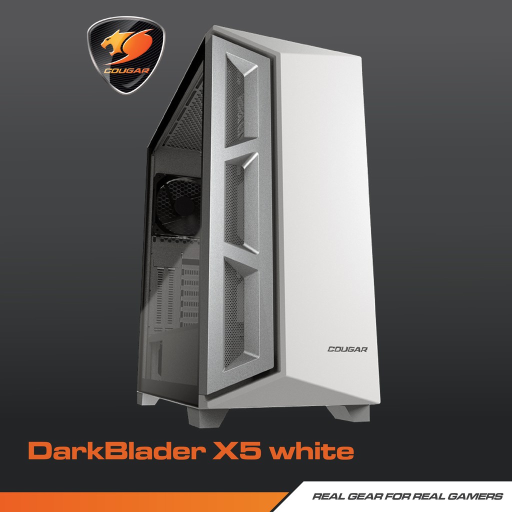 COUGAR DarkBlader X5 White : ATX Case เคสคอม ประกัน 1 ปี