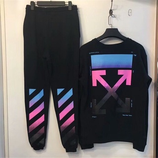 XL พร้อมส่ง OFF WHITE C/O VIRGIL ABLOH 18FW  rainbow gradient Sweater