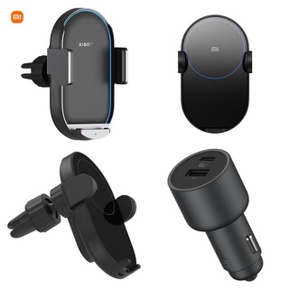 ที่ชาร์จในรถ ที่ชาร์จเสียบที่จุดบุหรี่ Xiaomi Wireless Car Charger 50W Max Power Inductive Electric Clamp Arm หัวชาร์จรถ