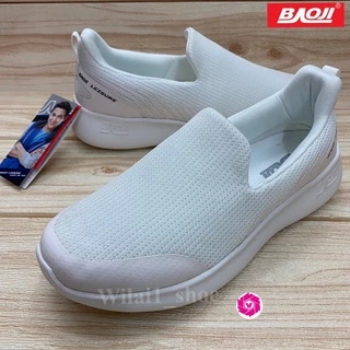 Baoji BJW 729 รองเท้าสลิป-ออน (37-41) สีดำ/ดำขาว/ขาว/ครีม/ม่วง ซซ
