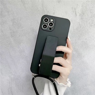 เคสซิลิโคนนิ่ม พร้อมสายคล้อง และที่ตั้งวาง สําหรับ Xiaomi Redmi 9C 9A 9T 8 8A 6A 5A 4A 7 6 Note 8 8 PRO 9 4G 10 PRO 10S 4G 11PRO 11S K30 K40 POCO X3 NFC PRO M3 10 LITE 11 LITE