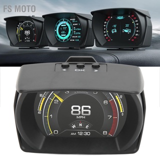 Fs Moto Smart Hud Obd2 Gps เครื่องวัดความเอียง หน้าจอ Lcd สําหรับรถยนต์ Suvs Rvs Pickups Off Roads