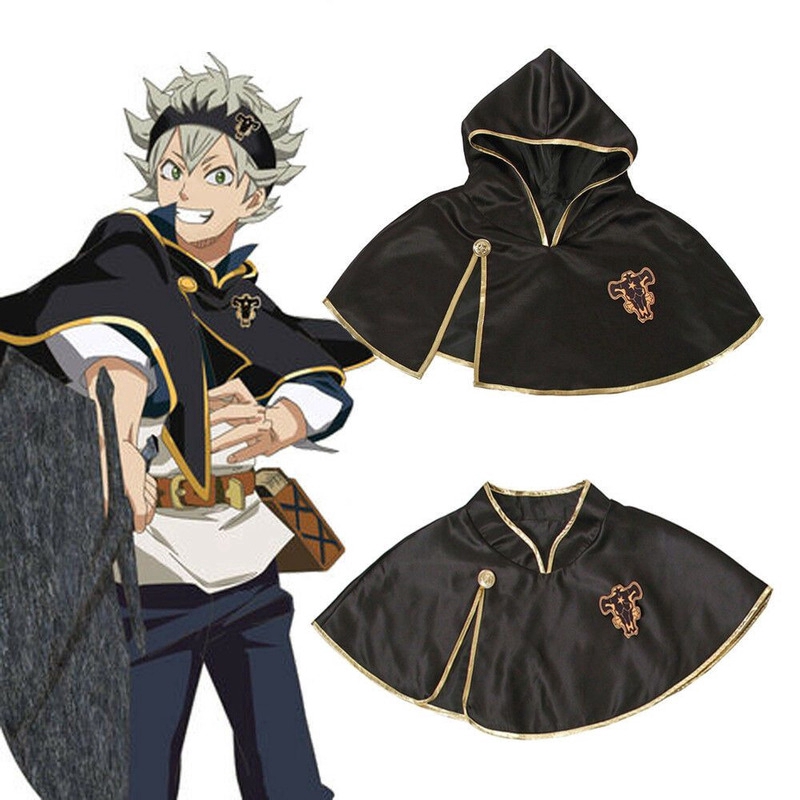 ชุดคอสเพลย์ เครื่องแต่งกาย Asta Cloak Black Clover ชุด Black Bull สำหรับผู้ชาย