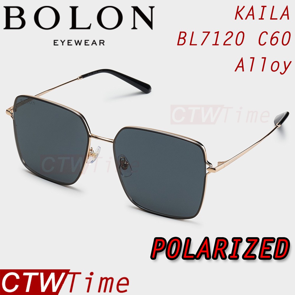 ส่งฟรี!! BOLON แว่นกันแดด รุ่น KAILA BL7120 C60 [Alloy] เลนส์ POLARIZED