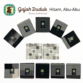 โสร่งผู้ชาย โสร่ง Gajah Duduk  Black &amp; White