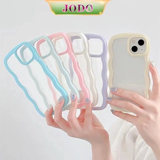 เคสโทรศัพท์มือถือแบบนิ่ม TPU ใส กันกระแทก ลายหยัก สําหรับ iPhone 14 13 12 11 Promax 6 6S 7 8 Plus X XR XSMax SE