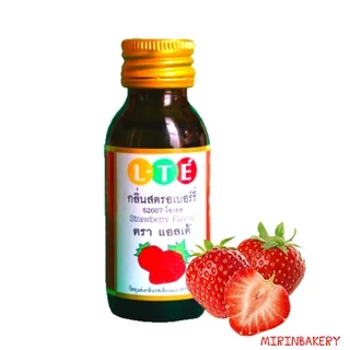 กลิ่นผสมอาหาร แอลเต้ L-TE หัวเชื้อกลิ่นเข้มข้น สำหรับทำ เบเกอรี่ ไอศครีม เครื่องดื่ม 30 มล. มี 26 กลิ่น