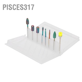 Pisces317 ชุดดอกสว่านขัดเล็บ แบบเปลี่ยน 8 ชิ้น