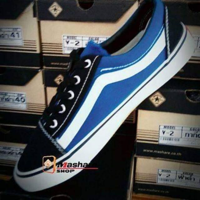 🔥Hot item🔥 ส่งไว!!! ราคาถูกที่สุด!!! ใน Shopee!!! รองเท้าผ้าใบ Mashare​ ทรง OLD SKOOL รุ่น V7 ไซส์​ ​: 37 - 45