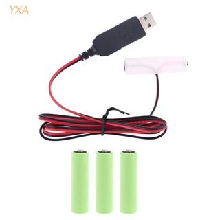 Yxa Lr6 Aa แบตเตอรี่กําจัดขนสายเคเบิ้ล Usb 1-4 ชิ้น 1.5V Aa แบตเตอรี่