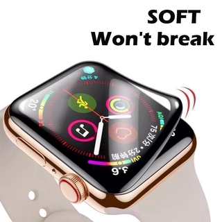 ฟิล์มกระจกนิรภัยกันรอยหน้าจอ 3d นิ่ม โค้ง สําหรับ Apple Watch Series Ultra S9 8 7 5 4 3 2 1 iwatch 45 มม. 41 มม. 38 42 มม. 40 44 มม.