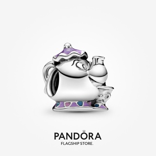 Pandora Disney Mrs. Potts Chip Beauty and the Beast Charm ของขวัญคริสต์มาส สําหรับเด็กผู้หญิง p927
