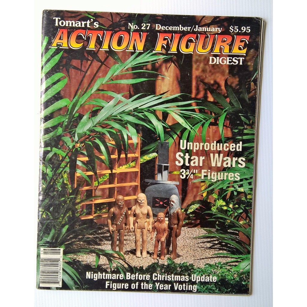 มือ2,นิตยสารเก่าแนวการ์ตูน ของสะสม  แกะแม็กเย็บสัน หน้าครบ Tomart’s ACTION FIGURE DIGEST, No. 27, De