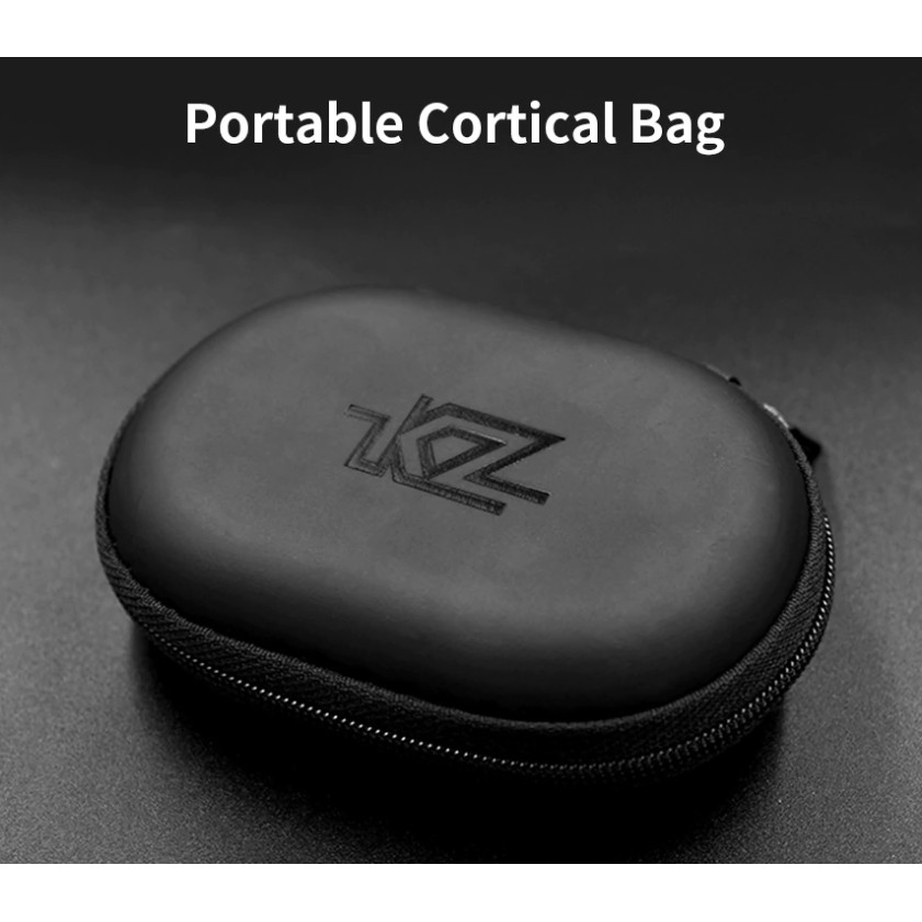 KZ Bag เคสเก็บหูฟังแบบหนังพรีเมี่ยมทรงวงรี