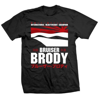 เสื้อยืดโอเวอร์ไซส์เสื้อยืด พิมพ์ลาย Gildan Brody Japan Bruiser Distro สําหรับผู้ชาย และผู้หญิงS-3XL