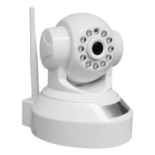 IP Camera กล้องวงจรปิดไร้สาย IP Camera Full HD 1.0MP ติดตั้งง่าย (White)