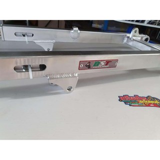อาร์มแต่งBSTสีเงิน ยืด2" W110 W125INEW