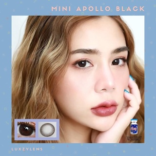 คอนแทคเลนส์ ขนาดมินิ Mini Apollo (Luxzylens) แถมตลับทุกคู่ สีดำ