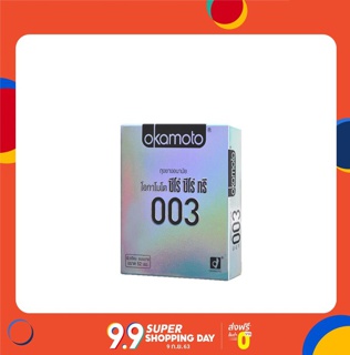 Okamoto 003 ถุงยางอนามัยแบบบางพิเศษเพียง 0.03 มม.ขนาด 52 มม.ขายดีในประเทศญี่ปุ่น