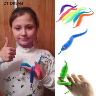 ZTD 1 X Magic Twisty Fuzzy Worm Wiggle Moving Sea Horse Kids Trick Toy 07