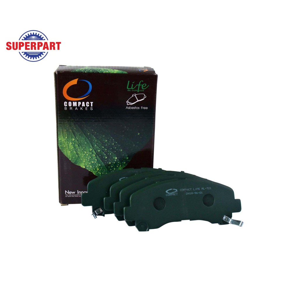 ผ้าดิสเบรคหน้า DMAX ปี 2007-2011 COMPACT LIFE (ML-721-COMPACT)