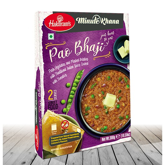Haldiram's Pao Bhaji สำเร็จรูปพร้อมรับประทาน 300g