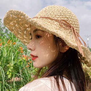 หมวกสาน ผู้ใหญ่ เด็ก หลากหลายสไตล์ พับงอใส่กระเป๋าได้ รวมแบบสวยๆ