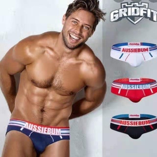 ขายดีกางเกงในชาย กางเกงในแฟชั่นAUSSIEBUM ทรงbriefผ้าcotton ผ้านิ่มใส่สบาย