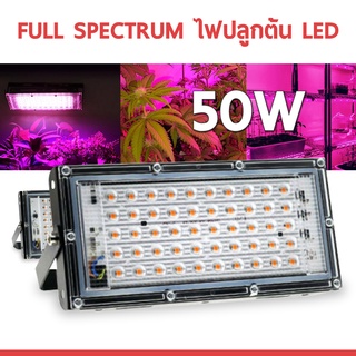 220V Full Spectrum LED Grow Light 50W/100W ไฟปลุกต้นไม้ ไฟช่วยต้นไม้ตัวเร็ว มีสวิตช์ปิดเปิด สายไฟยาว1.5โมตร