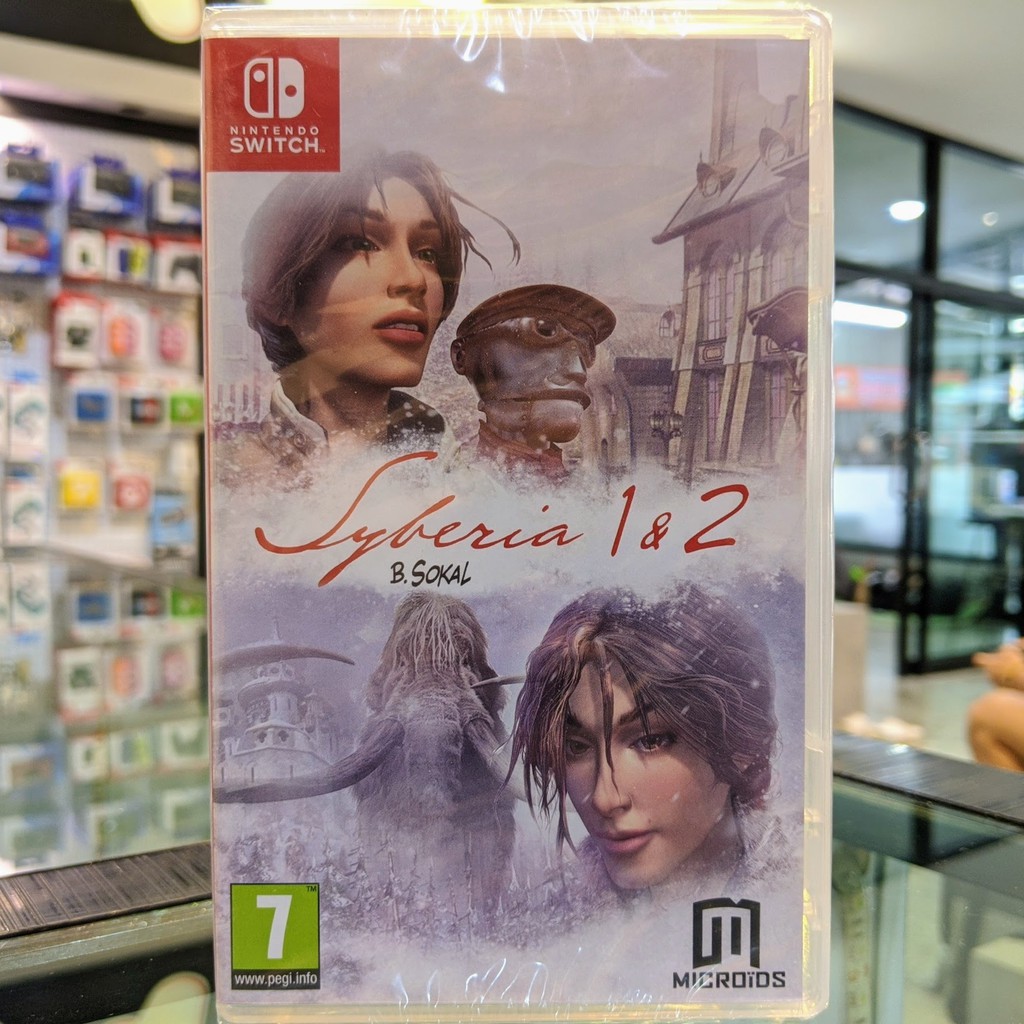 (ภาษาอังกฤษ) มือ1 Syberia 1 & 2 แผ่นเกม Nintendo Switch ตลับเกม NSW