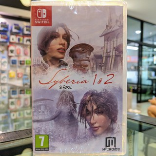 (ภาษาอังกฤษ) มือ1 Syberia 1 &amp; 2 แผ่นเกม Nintendo Switch ตลับเกม NSW