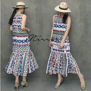 “Mirrorsister’s 60’s DoTTy MAXIDRESS”