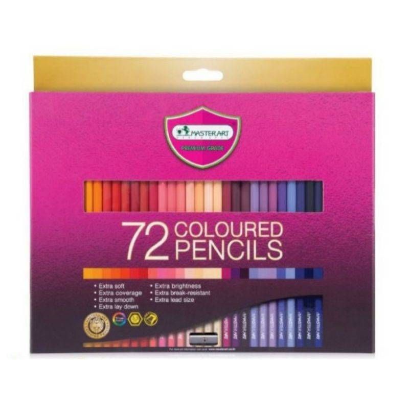 สีไม้​ Master Art (มาสเตอร์อาร์ต) รุ่น Master Series 72สี (หัวเดียว)