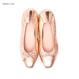 O&amp;B รองเท้าหนังแท้ รุ่น Audrey comfy in Copper pink (New Edition)