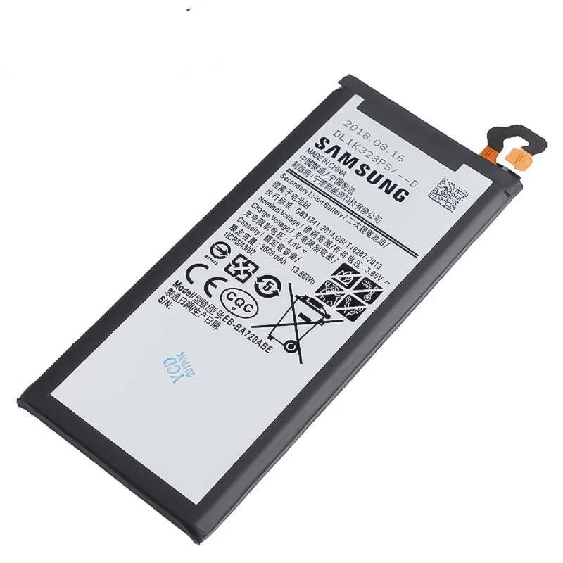 แบตเตอรี่ เดิม Samsung Galaxy A7 2017 A720 SM-A720 A720F SM-A720S 3600mAh EB-BA720ABE รับประกันนาน 3 เดือน - รูปที่ 3