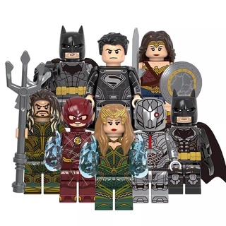 Justice League บล็อกตัวต่อToys ซูเปอร์ฮีโร่ แบทแมน ซูเปอร์แมน X0312