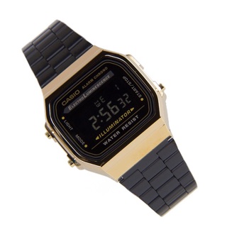 CASIO รุ่น A168WEGB-1BDF (สีดำทอง)