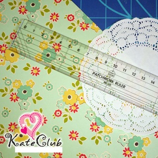 ไม้บรรทัดสีใส CraftHouse Patchwork Ruler 4x20 cm